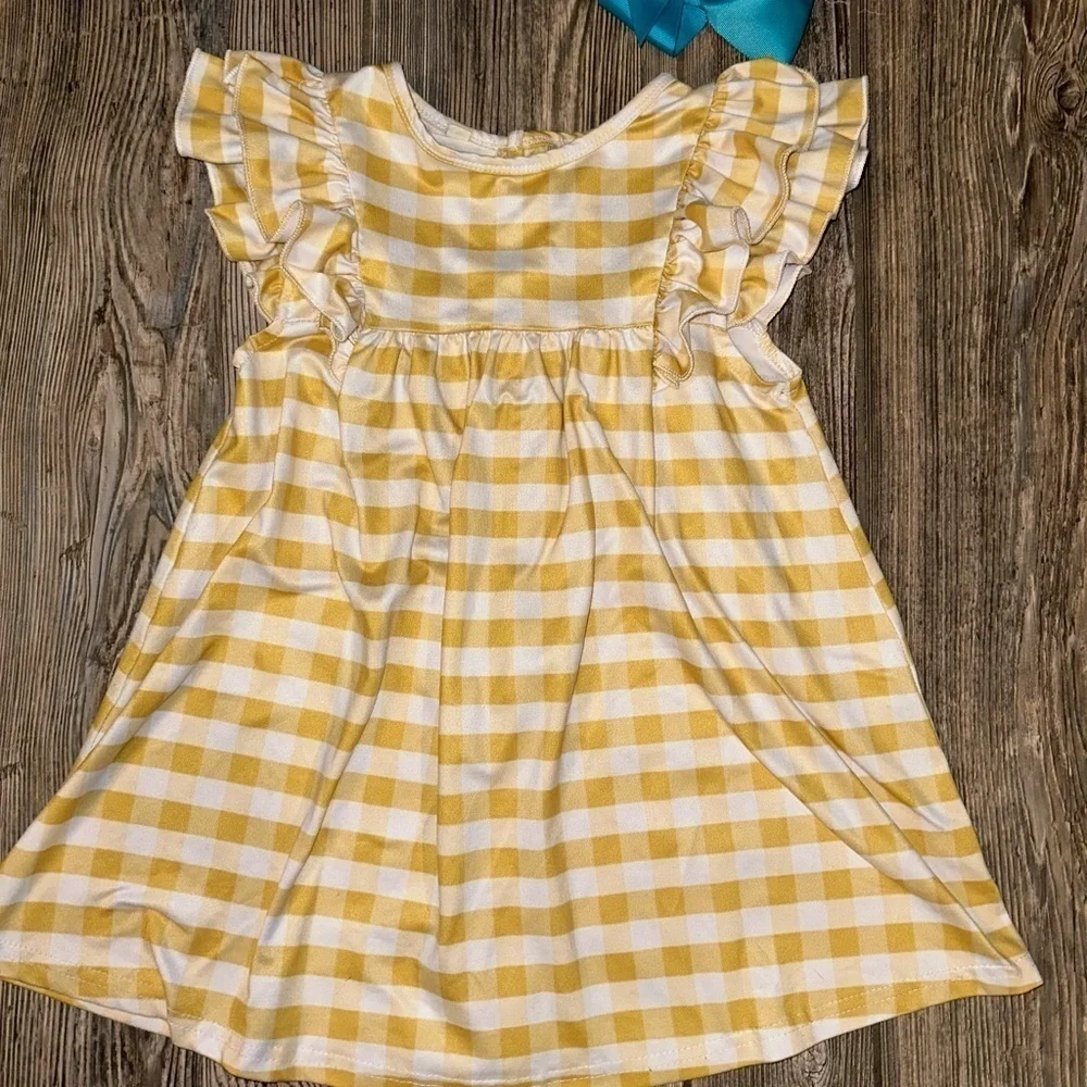 Melina & Me Ruffle Gingham Dress